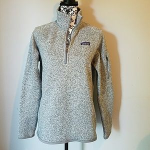 Patagonia Gray Better Sweater 1/2 Zip Large